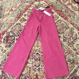 Brand New Zara Marine Straight Size 34 Eur Size 2 USA in Fushia